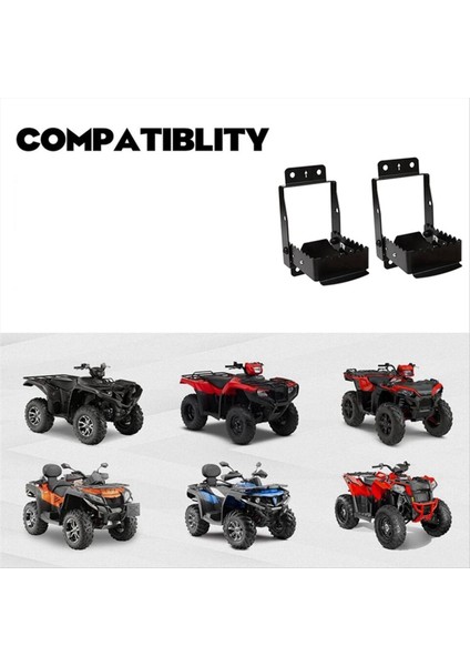 1paır Universal Atv Ayak Dinlenme Arka Yolcu Ayak Çarşamba 4 Tekerlekli Araç Ayak Pegs Yolcu Kayma Önleyici Dökme Demir Ayak Çarşamba (Yurt Dışından) fırsatları