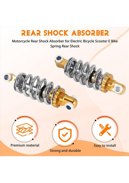 Elektrikli Bisiklet Scooter E Bisiklet Yay Arka Şoku Için Motosiklet Arka Şok Emici (Yurt Dışından) fırsatları