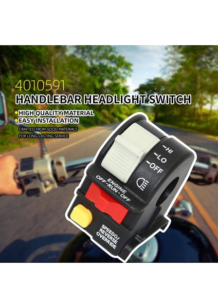 Atv Handbar Uzak ve Yakın Işık Öldürme Durdurma Anahtarı Polaris Sportsman Magnum 01-05 Motosiklet Switch 4010560 4010591 (Yurt Dışından) fiyatları