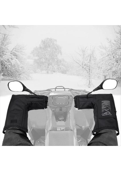 Atv Eldivenleri Su Geçirmez, Ön Rüzgar Koruyucu Motosiklet Eldivenleri Sporcu Scrambler Için Kar Aroması Gidon Eldivenleri (Yurt Dışından) fiyatları