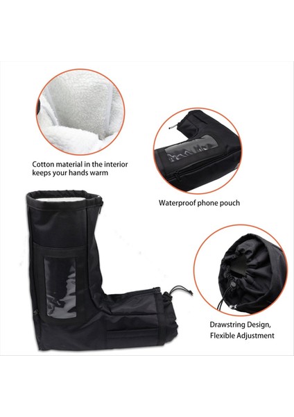 Atv Eldivenleri Su Geçirmez, Ön Rüzgar Koruyucu Motosiklet Eldivenleri Sporcu Scrambler Için Kar Aroması Gidon Eldivenleri (Yurt Dışından) fırsatları