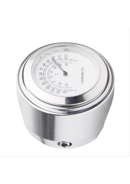 22-25MM Motosiklet Izleme Termometre Temp Gösterge Su Geçirmez Moto Stil Aksesuarları Moto Handbar Beyaz (Yurt Dışından)