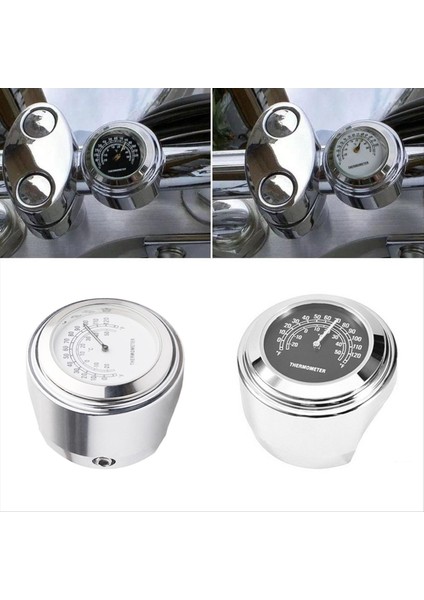 22-25MM Motosiklet Izleme Termometre Temp Gösterge Su Geçirmez Moto Stil Aksesuarları Moto Handbar Beyaz (Yurt Dışından) fırsatları