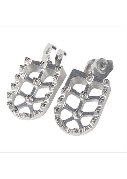 Ayak Dönem Footpeg Ayak Pegs Yamaha Için Pedal Pedalı Tenere Xt 660 Z R 660Z 660R XT660 XT660Z XT660R Aksesuarları (Gümüş) (Yurt Dışından)