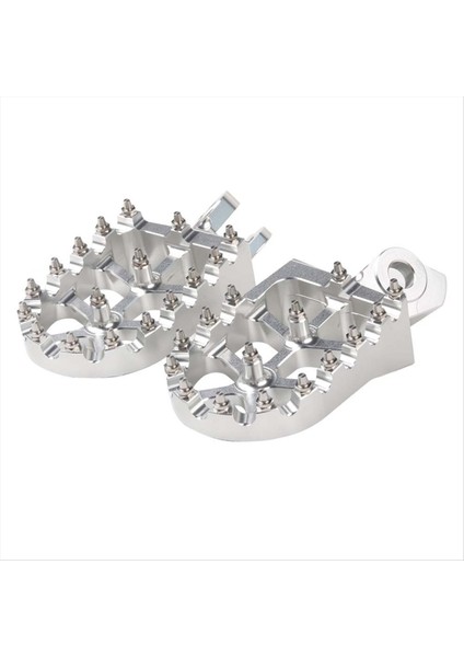 Ayak Dönem Footpeg Ayak Pegs Yamaha Için Pedal Pedalı Tenere Xt 660 Z R 660Z 660R XT660 XT660Z XT660R Aksesuarları (Gümüş) (Yurt Dışından) indirimleri