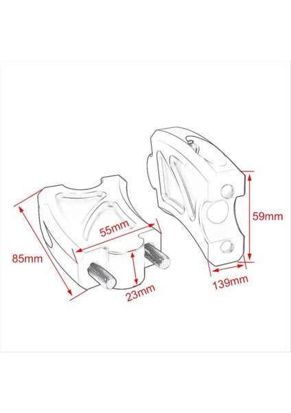 Motosiklet Gideri Yükseltici Braketler Yükseltme Kodu Yükseltici Montaj Kelepçe Adaptörü Honda Rebel Cmx 300 500 2017-2021 (Yurt Dışından) indirimleri