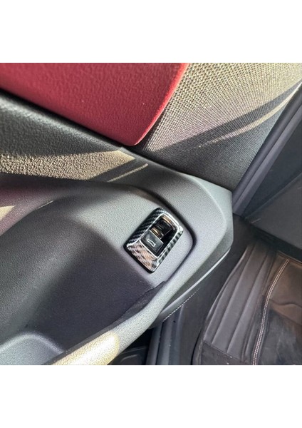 Bmw 5 Serisi G60 2024 Arka Bagaj Düğmesi Anahtarı Kapak Trim Dekorasyon Iç Aksesuarları Abs Karbon Fiber Desen (Yurt Dışından) fırsatları