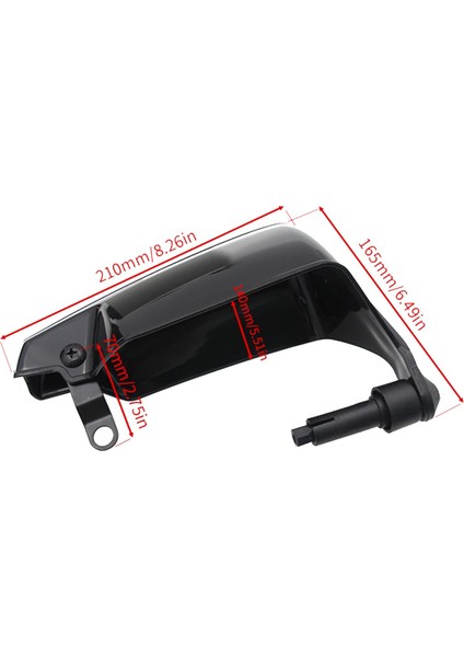 Honda Forza 250 /125 NSS250 NSS125 Gidon 18-21MM El Kalkanı Koruma Rüzgar Popar (Yurt Dışından) fırsatları