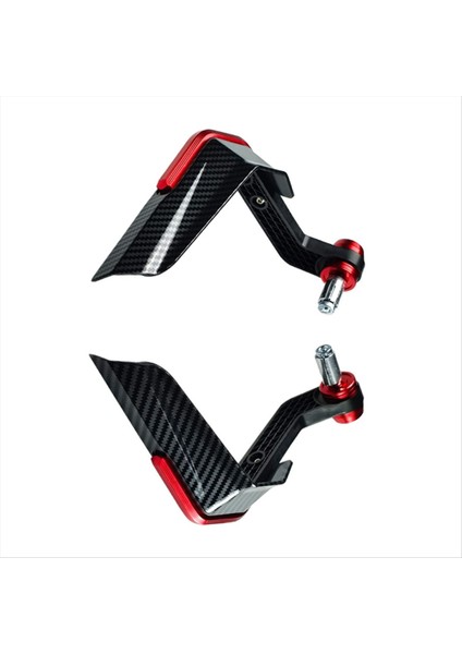 Motosiklet Sapı El Korumaları Rüzgar Koruyucu Fırça Çubuğu Dekorasyon Evrensel Kavrama Koruma Kol Gidon El Koruması Kırmızı (Yurt Dışından) fiyatları