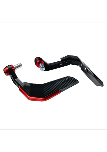 Motosiklet Sapı El Korumaları Rüzgar Koruyucu Fırça Çubuğu Dekorasyon Evrensel Kavrama Koruma Kol Gidon El Koruması Kırmızı (Yurt Dışından) fırsatları