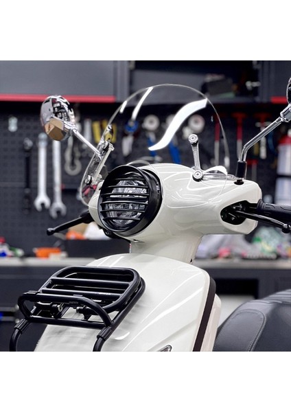 Motosiklet Ön Cam Ön Cam Rüzgar Deflektörü Rüzgar Kalkanı Honda NS125LA NS125LA (Duman Gri) (Yurt Dışından) indirimleri