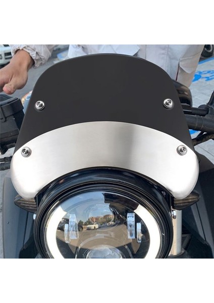 Motosiklet Ön Cam Rüzgar Deflektörü Honda CT125 Ct 125 Super Cub 2020-2021 (Siyah) (Yurt Dışından) modelleri