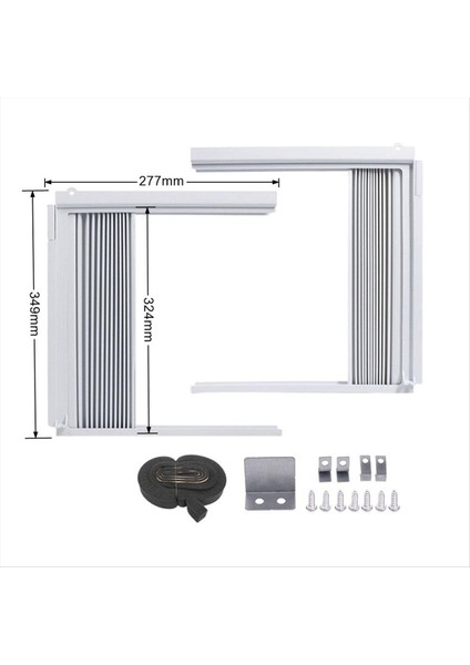 Btu Pencere Ac Ünitesi Için Çerçeve Ayarlanabilir Pencere Ac Yalıtım Yan Paneli Olan Pencere Klima Yan Panelleri (Yurt Dışından) fiyatları