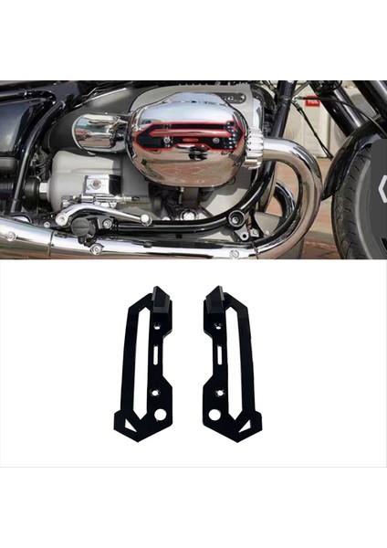 Bmw R18 B Için Motosiklet Motor Koruma Çerçeve Koruma Kapağı Klasik Kozalak (Gümüş) (Yurt Dışından) fiyatları