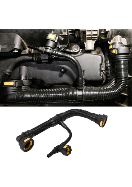 1192.WZ Motor Yelek Hortum Silindir Baş Kapağı Yağ Havalandırma Borusu Peugeot 1007 206 207 307 Sw Citroen C2 C3 C4 (Yurt Dışından) fiyatları