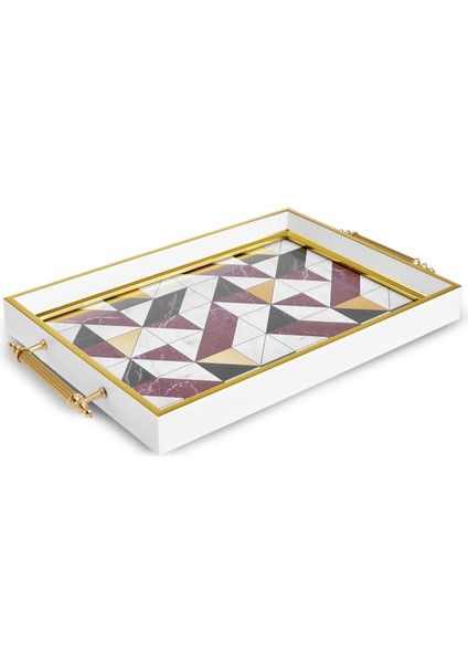 Niva Dikdörtgen Bordo Tepsi 42 cm indirimleri