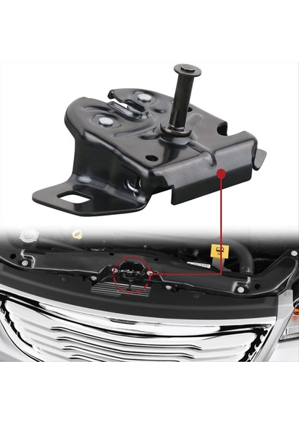 Dodge Grand Caravan Ram C V Chrysler Town &amp; Country 5020846AA Için Araba Ön Kaput Kilitleme Mandal Montajı (Yurt Dışından) fiyatları