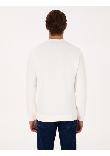 Erkek Ekru Regular Fit Sweatshirt 50313914-VR019 indirimleri