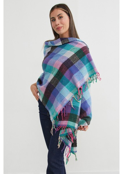 Ekose Desenli Yumuşak Dokulu Şal fırsatları