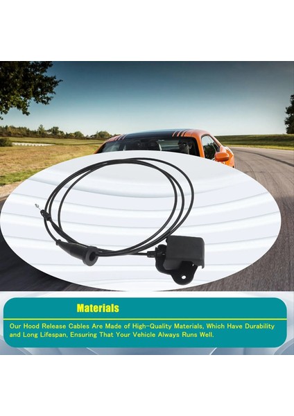 Chrysler 300 Dodge Challenger Charger Magnum Için Tutamaklı 5065522AE ile Kaput Mandallı Serbest Bırakma Kablosu (Yurt Dışından) fiyatları