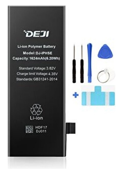 iPhone SE Batarya 1624mAh Lityum İyon Yüksek Performanslı Güvenli Pil