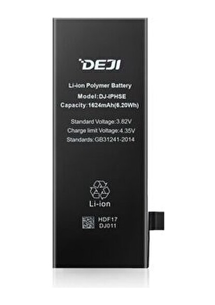 iPhone SE Batarya 1624mAh Lityum İyon Yüksek Performanslı Güvenli Pil