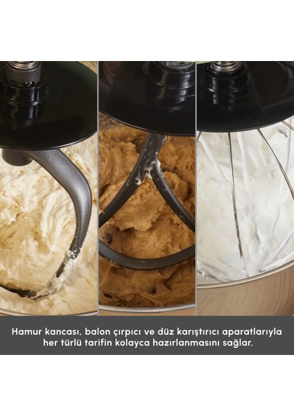 Mastermaid Chef Ultra D2000W Dijital Ekranlı Hamur Yoğurma Makinesi Black 7l indirimleri