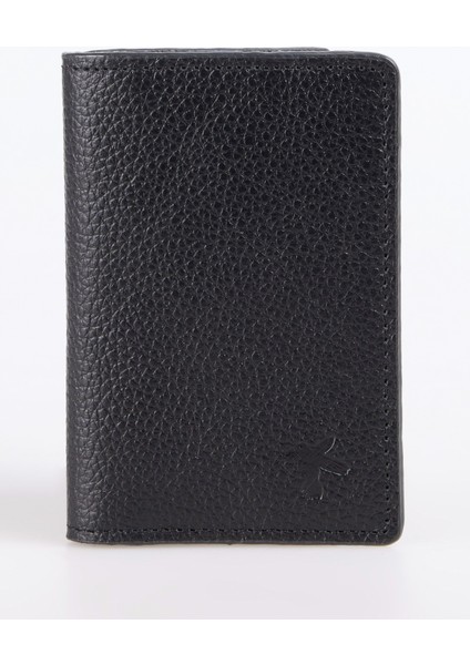Siyah Erkek 11X9X0 cm Deri Cüzdan OUTFRK003