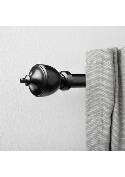 Stınksyska Perde Çubuğu Topuzu Siyah 1 Çift fiyatları