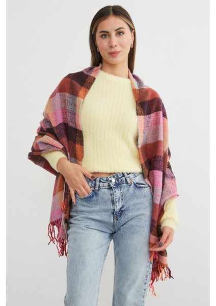 Ekose Desenli Yumuşak Dokulu Şal fiyatları