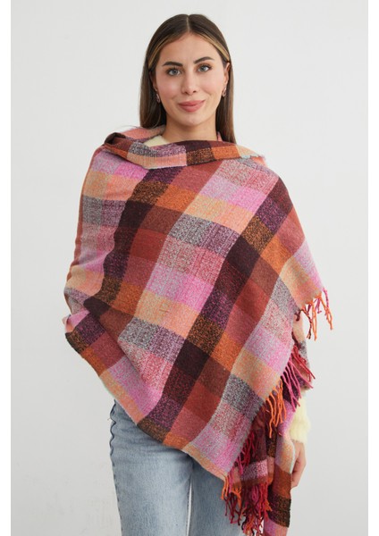 Ekose Desenli Yumuşak Dokulu Şal fırsatları