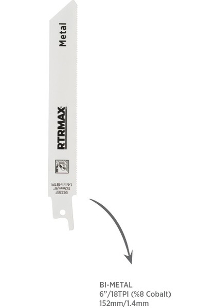 RH17668 Metal İnce Profil Boru Tilki Kuyruğu - S922EF Model 152 mm - 5 Adet fırsatları