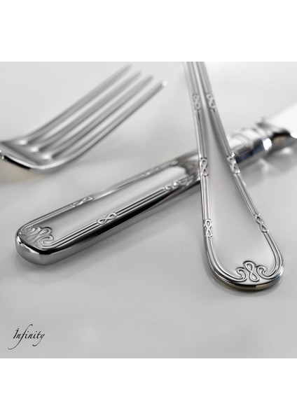 İnfinity 84 Parça Parlak Çelik Çatal Kaşık Bıçak Seti indirimleri