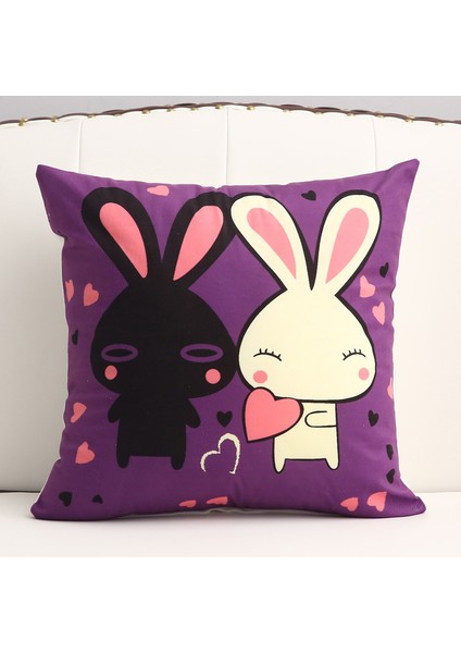 Karikatür Yastık Minderleri 2'li Paket (Yurt Dışından)