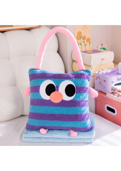 Dopamin Yastık Yorgan Çift Amaçlı Ikisi Bir Arada Araba Ofis Şekerleme Battaniyesi Sevimli Yastık Kanepe Yastığı (Yurt Dışından)