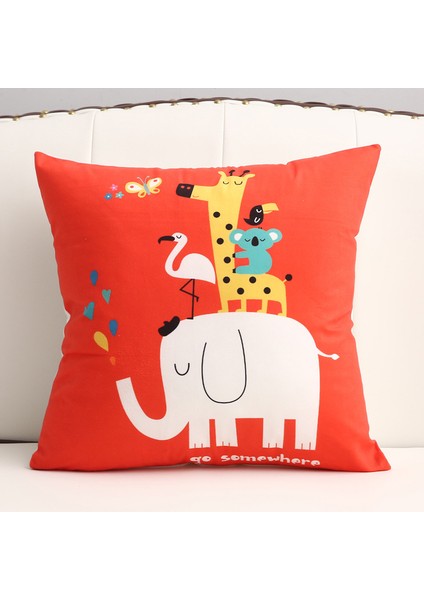 Karikatür Yastık Minderleri 2'li Paket (Yurt Dışından)