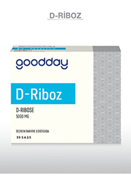 D-Riboz Toz Takviye Edici Gıda 30 Saşe 5000 mg Enerji Desteği İçin modelleri