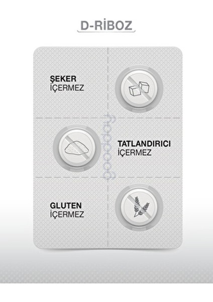 D-Riboz Toz Takviye Edici Gıda 30 Saşe 5000 mg Enerji Desteği İçin