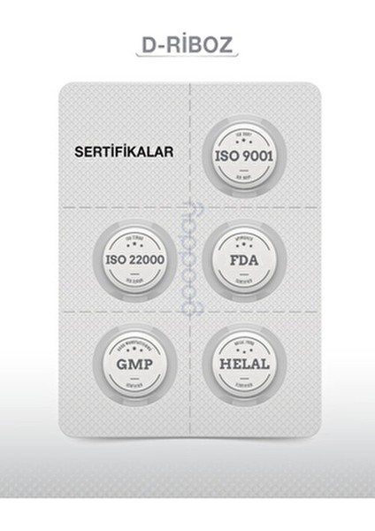 D-Riboz Toz Takviye Edici Gıda 30 Saşe 5000 mg Enerji Desteği İçin