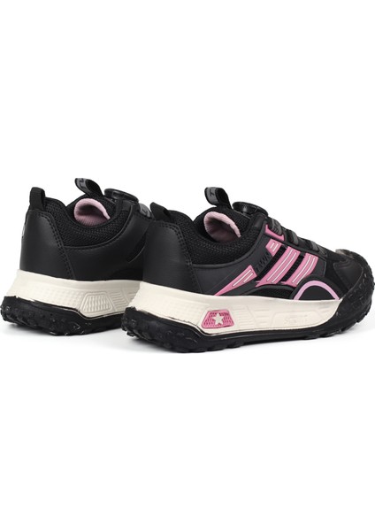 Kız Çocuk Siyah Günlük Spor Ayakkabı | Rahat Yürüyüş ve Koşu Sneaker - Şık ve Dayanıklı Tasarım fırsatları