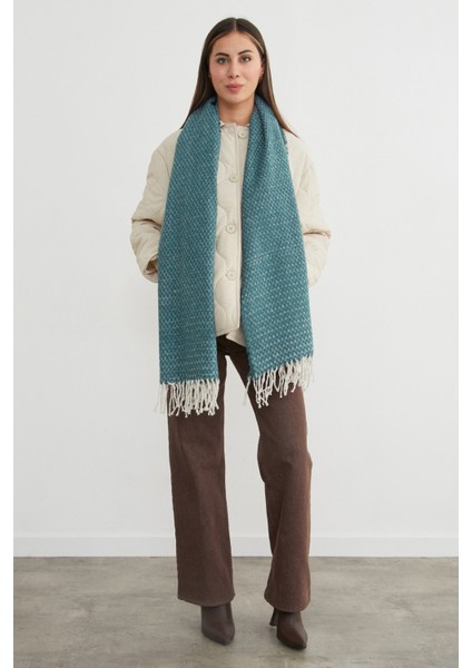 Kare Desenli Şal modelleri