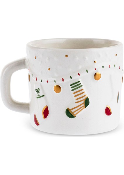 New Year Yılbaşı Bliss 4 Kişilik Kahve Fincan Takımı 100 ml