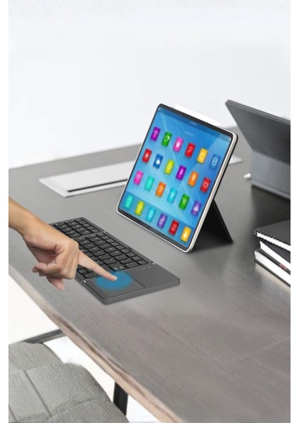 Bilgisayar için Taşınabilir Katlanır Kablosuz Klavye