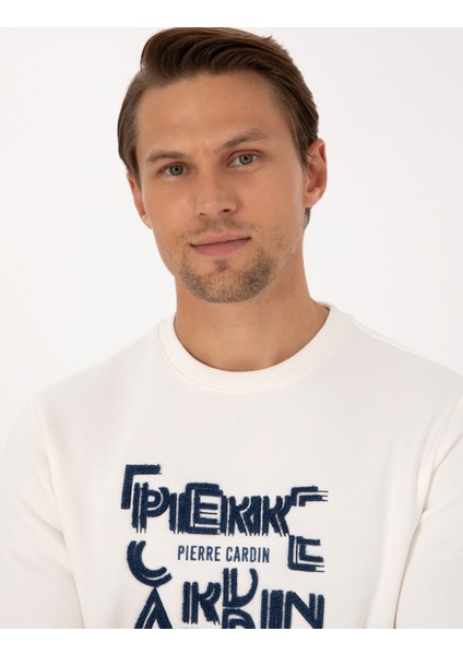 Erkek Ekru Regular Fit Sweatshirt 50313914-VR019 fiyatları