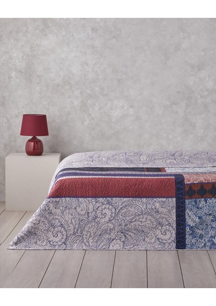 Flora Drape Tek Kişilik Çok Amaçlı Örtü 160X220 cm Yeşil