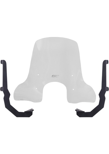 Sym Fiddle 4 2022-2024 Uyumlu Gidon Bağlantılı Elcikli Ön Cam Şeffaf 54 cm