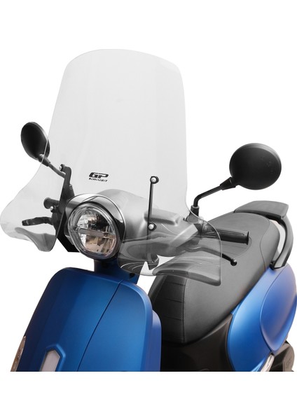 Sym Fiddle 4 2022-2024 Uyumlu Gidon Bağlantılı Elcikli Ön Cam Şeffaf 54 cm modelleri