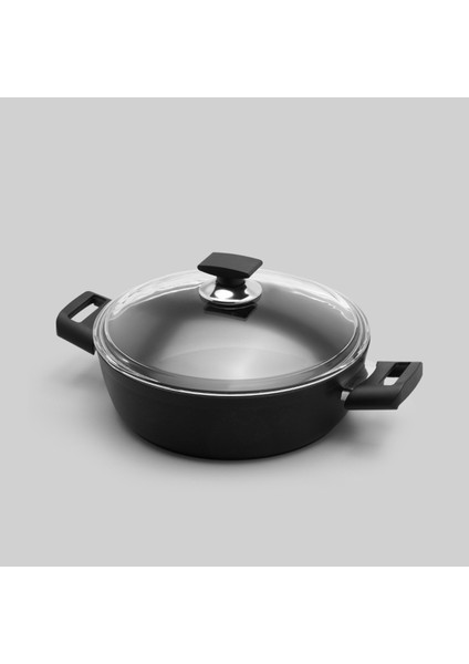 Optima Ares Titanyum Basık Tencere 26 cm Siyah fiyatları