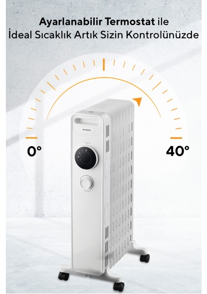 13 Dilim Beyaz Radyatör KUM1240S