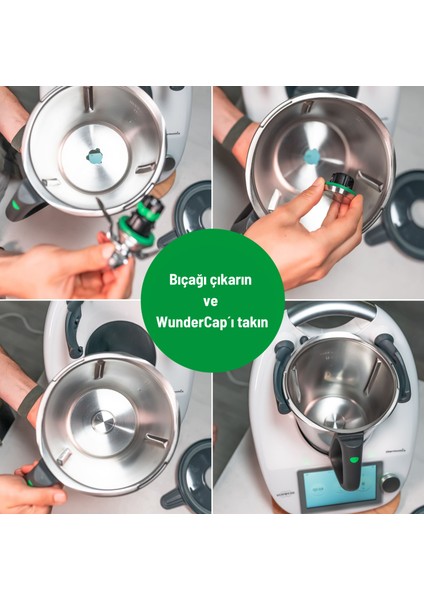 Wundermix Wundercap Thermomix Mutfak Robotu Tm7 ve Tm6 Için Bıçak Kapağı fırsatları